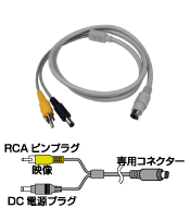 変換ケーブル(映像+電源)